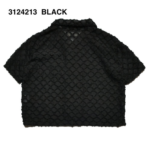 【90/100/110/120㎝】ジャガードオープンカラーシャツ3124213【NEWO/ネオ】